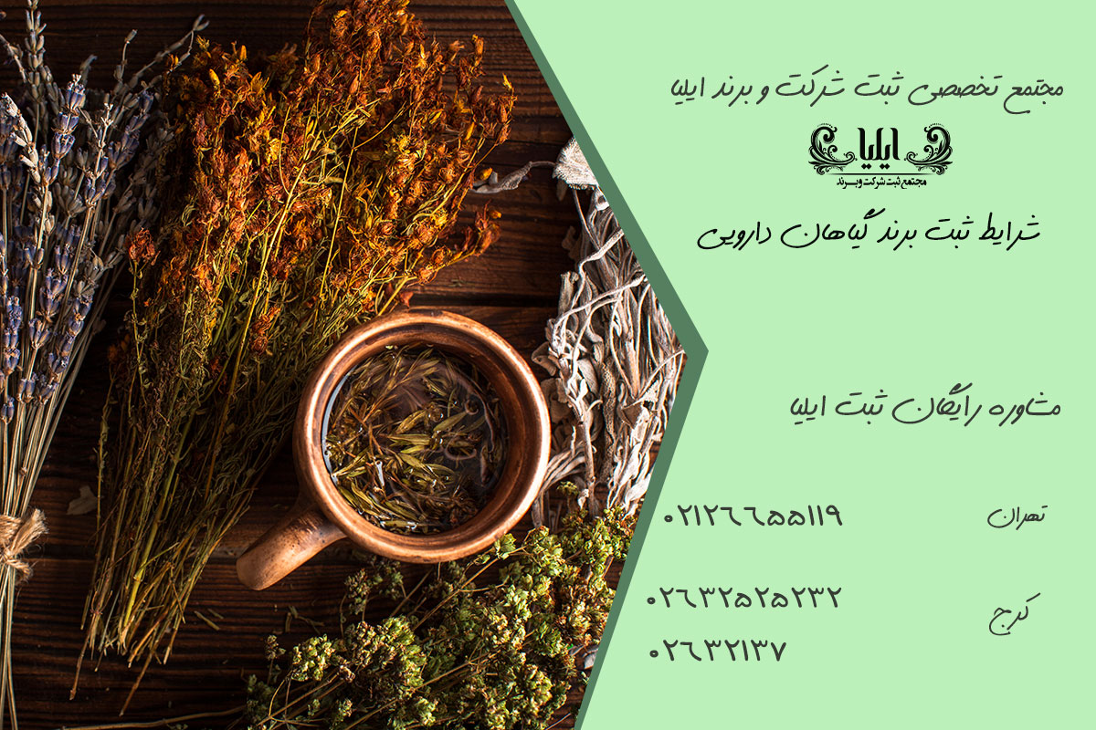 شرایط ثبت برند گیاهان دارویی